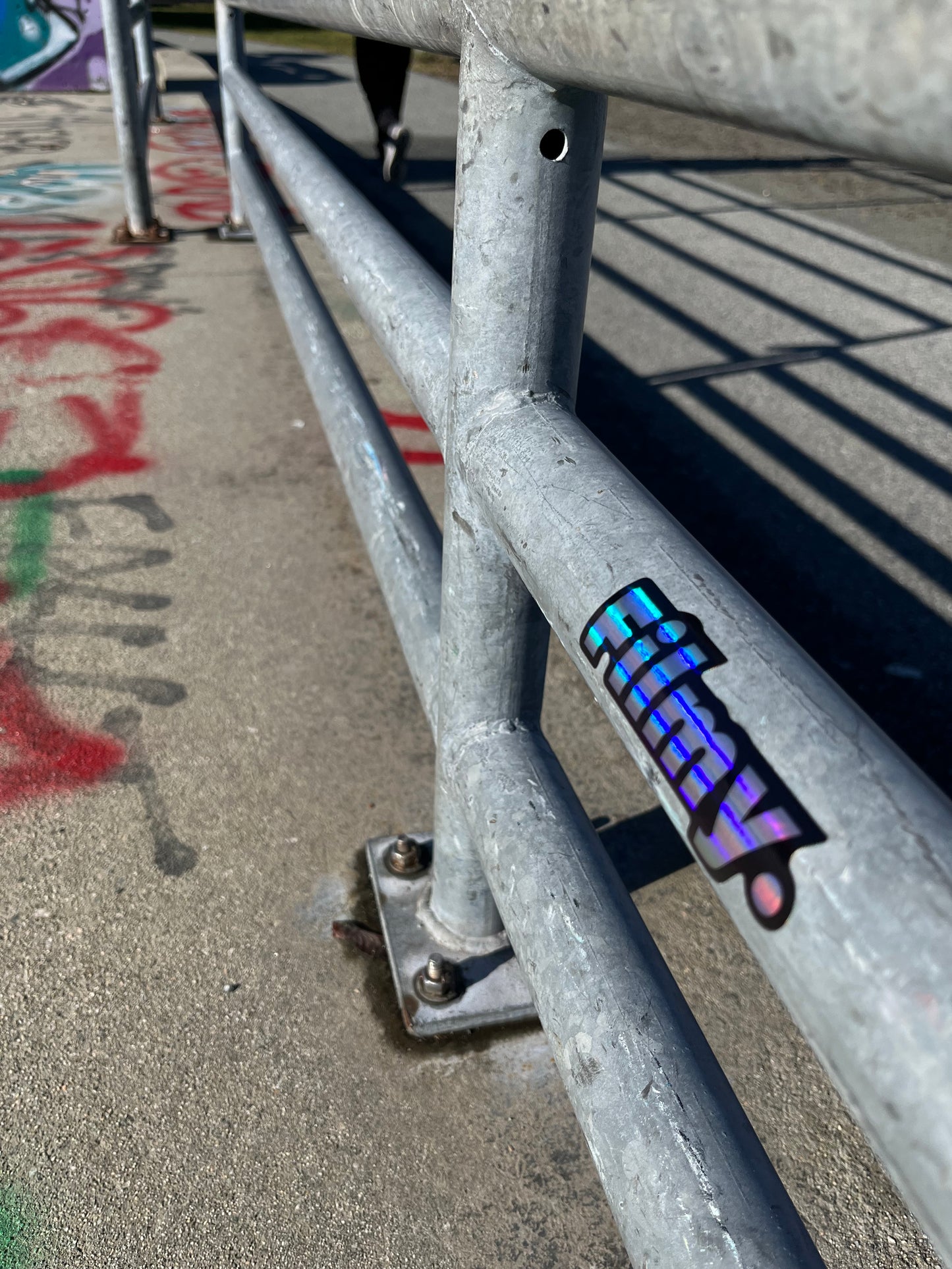 Filmy. Holographic Vinyl Premium Sticker